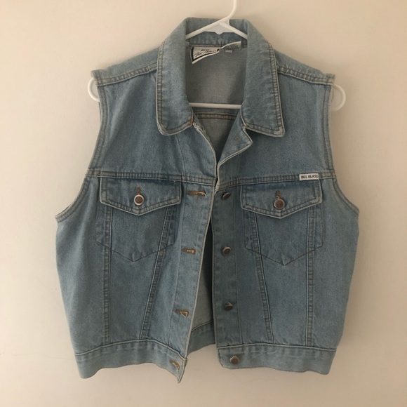 bill blass Jackets & Blazers - Bill Blass Denim Vest